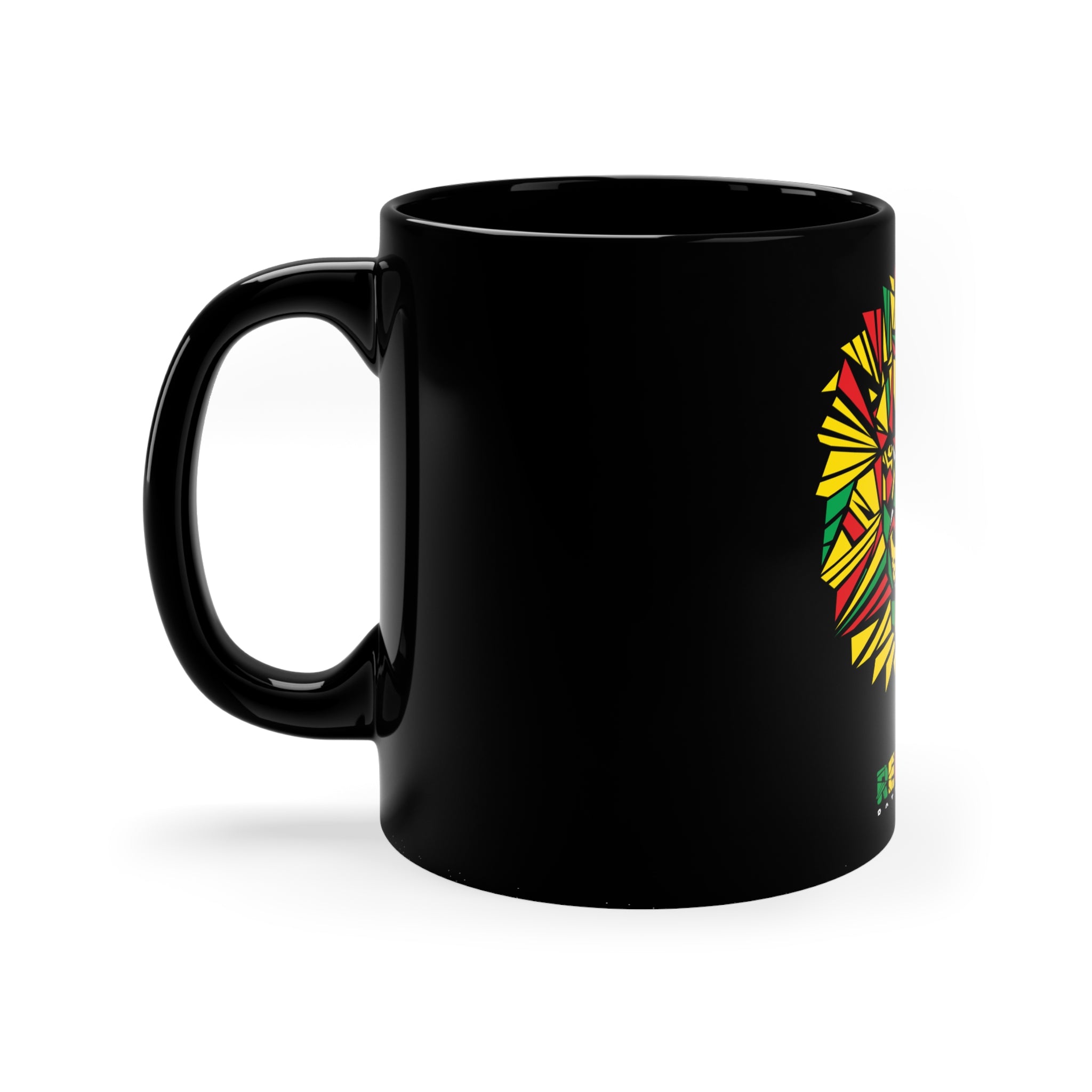 Reggae "Iron lion OG" Black Mug