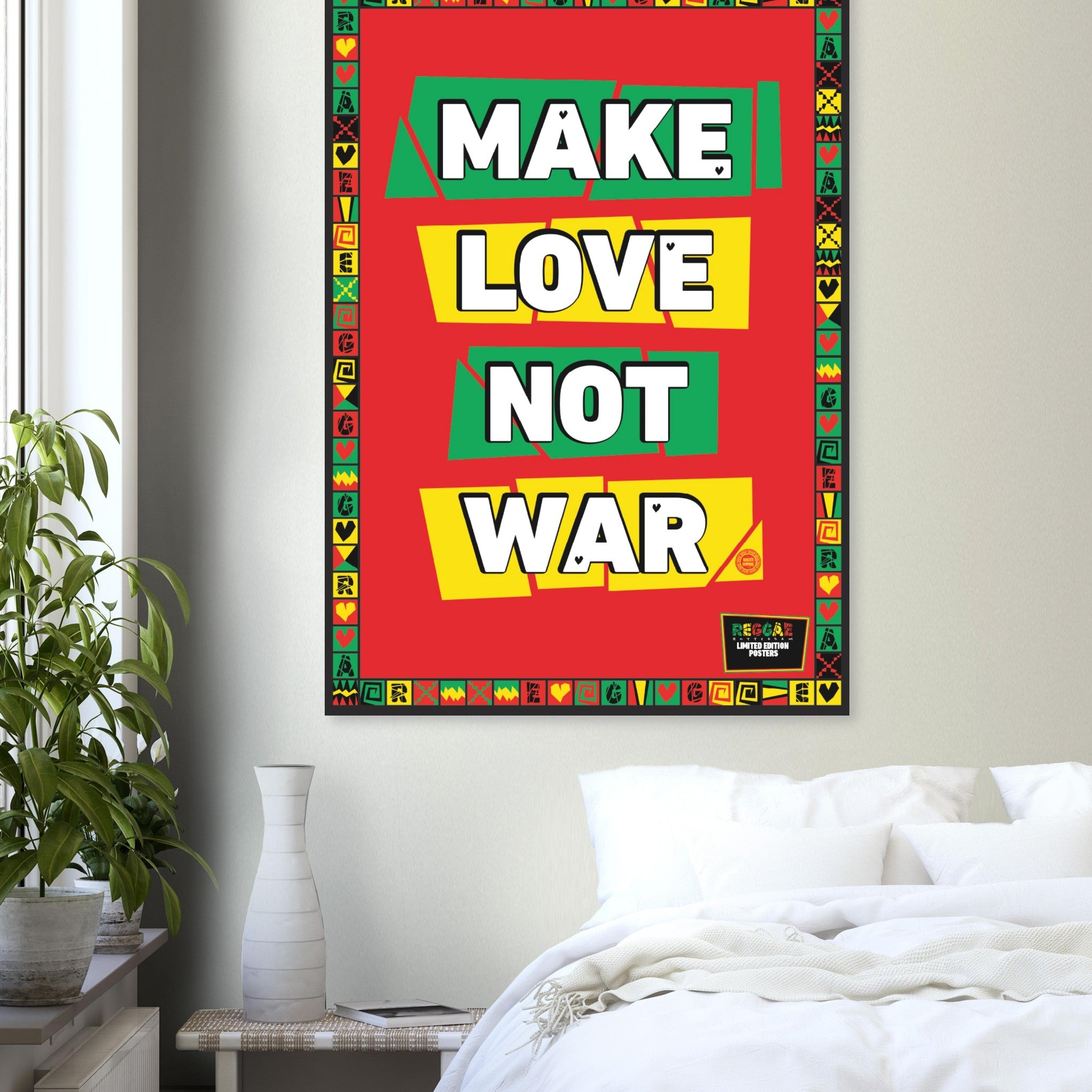 Make love Glossy Paper Poster